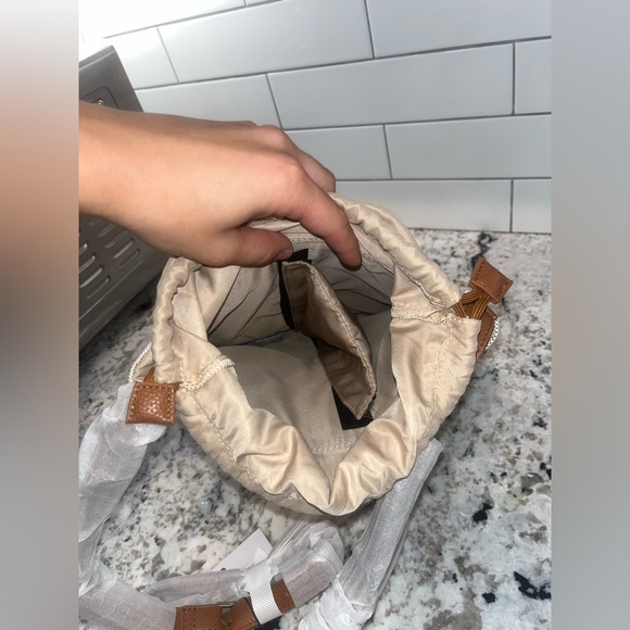 Brouk And Co Capri Double Wine Bag Brown Cream Tan New with Tag - Picture 5 of 6